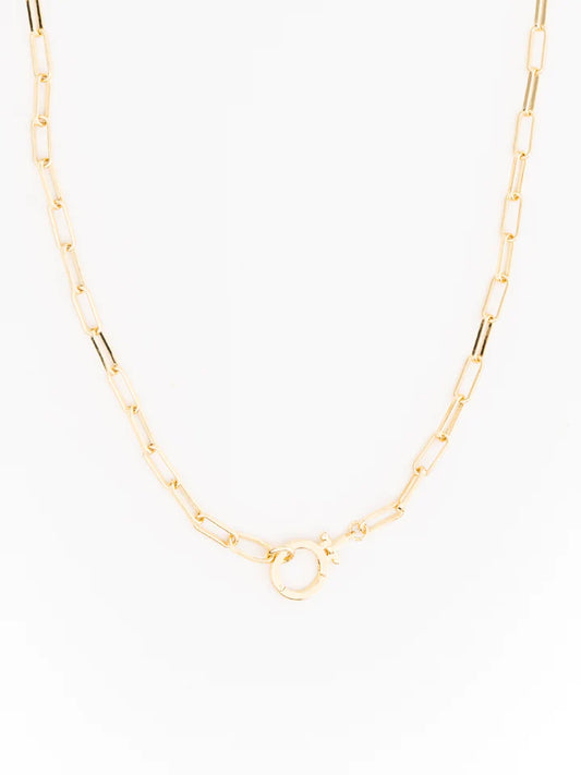 Mary Square Thea Necklace 18"
