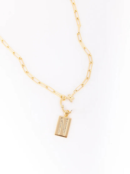 Mary Square Thea Necklace 18"