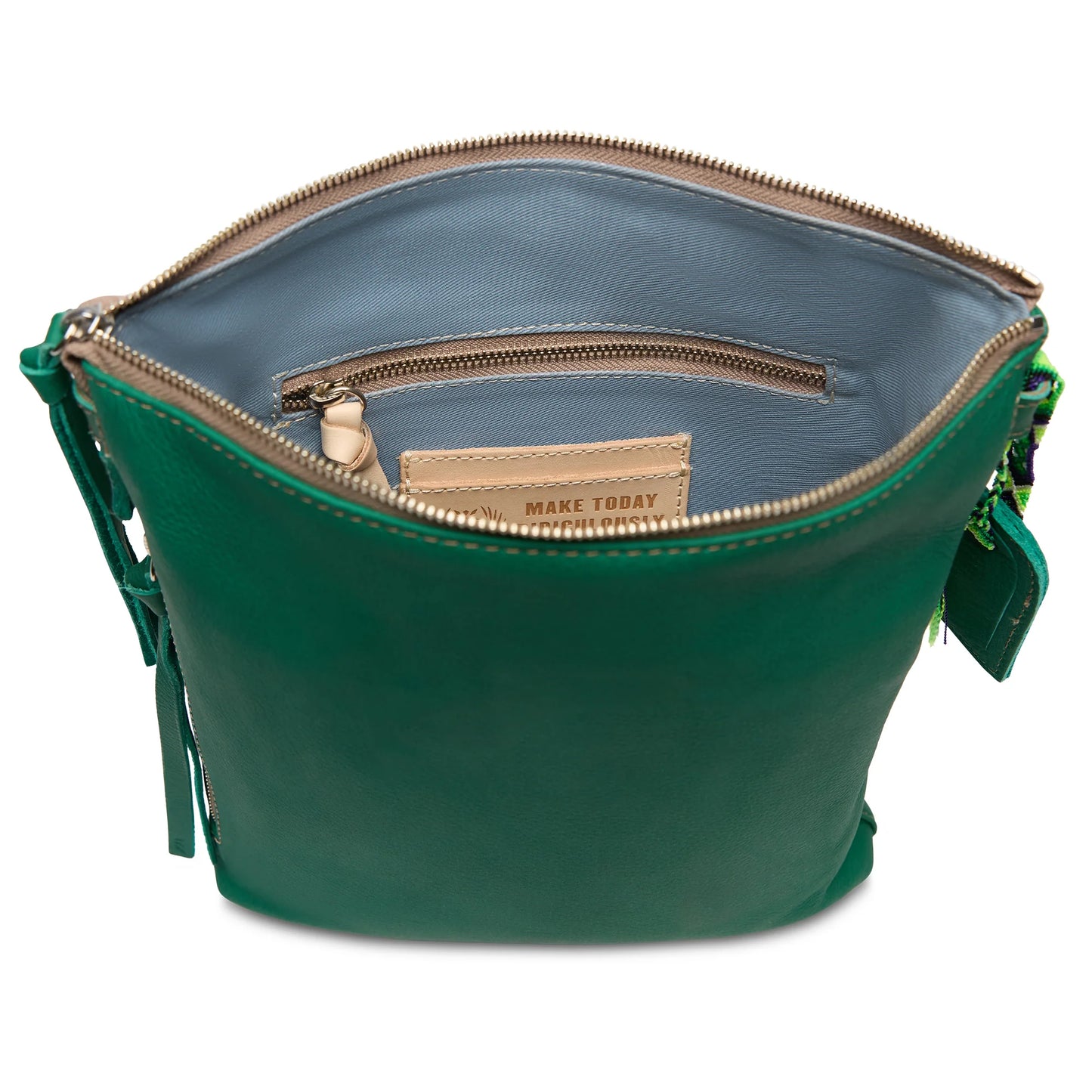 Consuela Tour Crossbody Teal Green