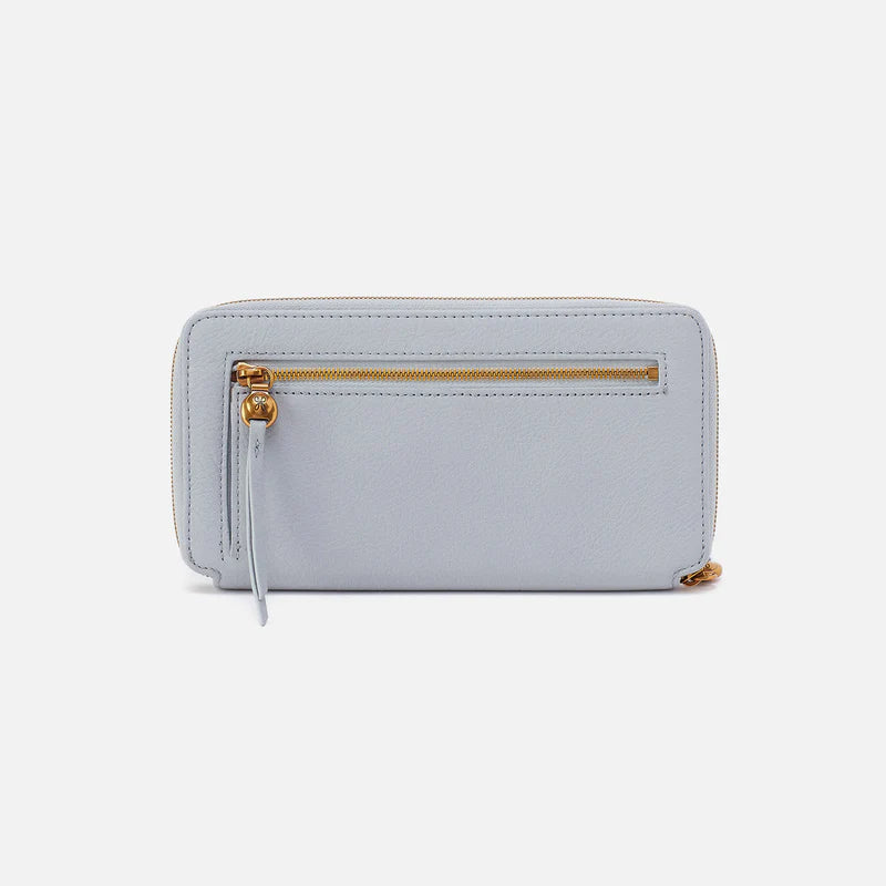 Hobo Hart Large Wallet Pearl Blue