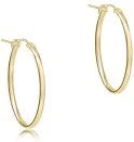 enewton Oval Gold 1 inch Hoop