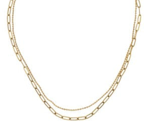 BG Paperclip Layered Choker