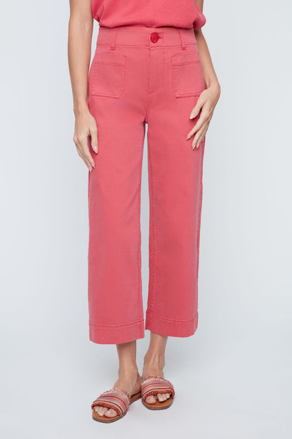 Renuar Front Pocket Stretch Pant Terracotta