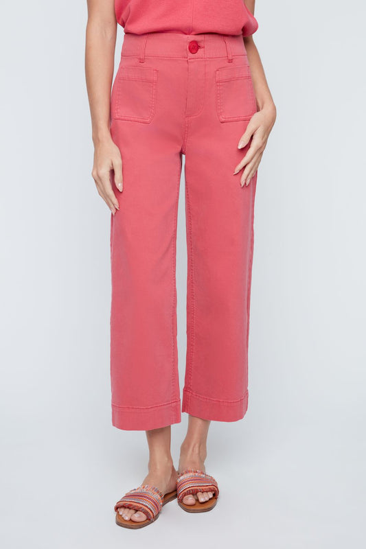 Renuar Front Pocket Stretch Pant Terracotta