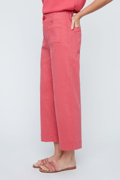 Renuar Front Pocket Stretch Pant Terracotta