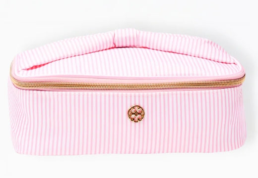 Mary Square Make Me Blush Bag Pink Stripe
