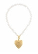 Kinsey Designs Eleanor Heart Locket Pearl Necklace