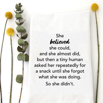 WW Tea Towel She Believed