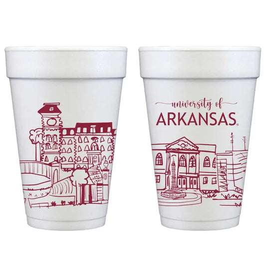 Two Funny Girls U of A Foam Cups