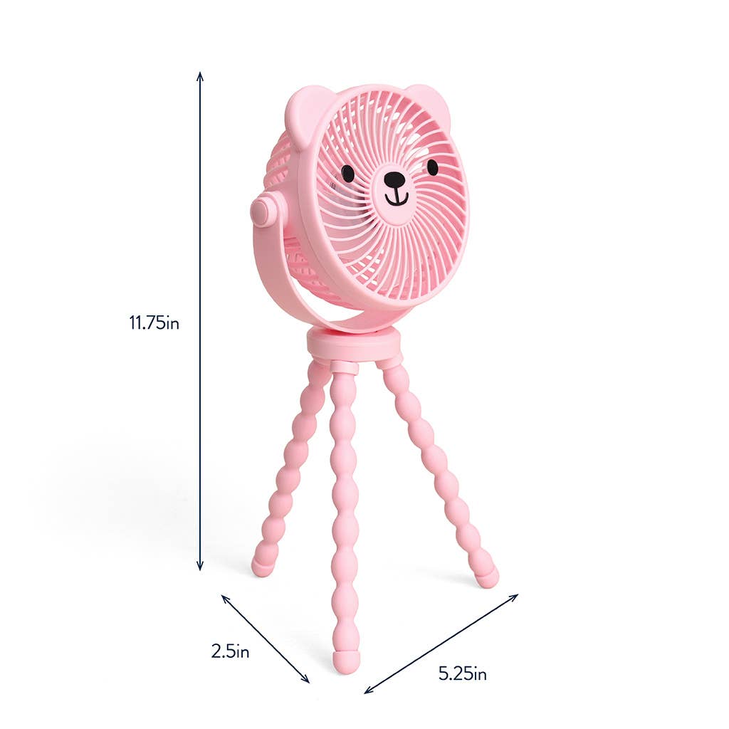 Itzy Breeze 3-Speed Stroller Fan Taupe