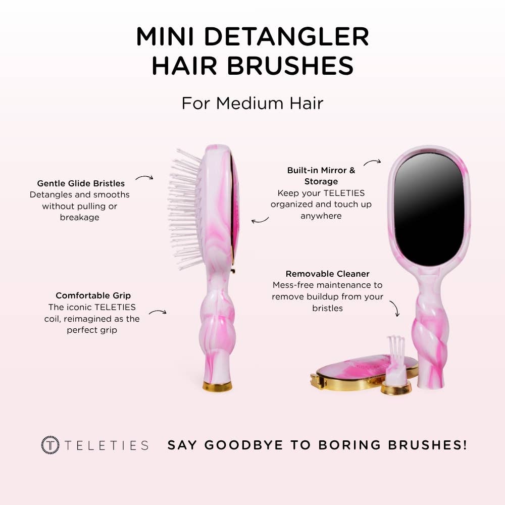Teleties Mini Detangler | Medium Pinch Me!