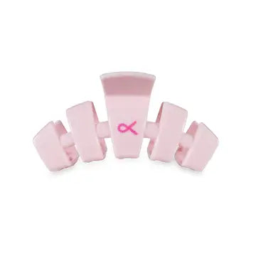 Classic Hair Clip Medium Pink Ribbon