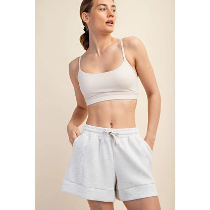Light Grey Scuba Short