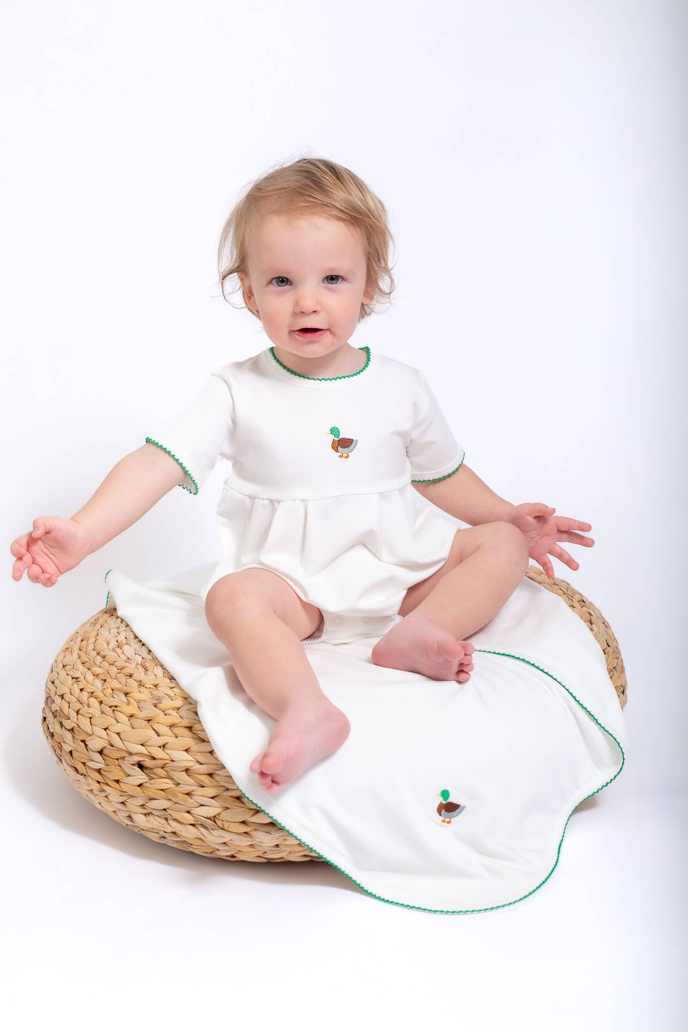 Pip Embroidered Bubble Mallard Duck 3-6mo