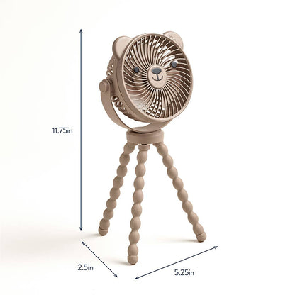 Itzy Breeze 3-Speed Stroller Fan Taupe