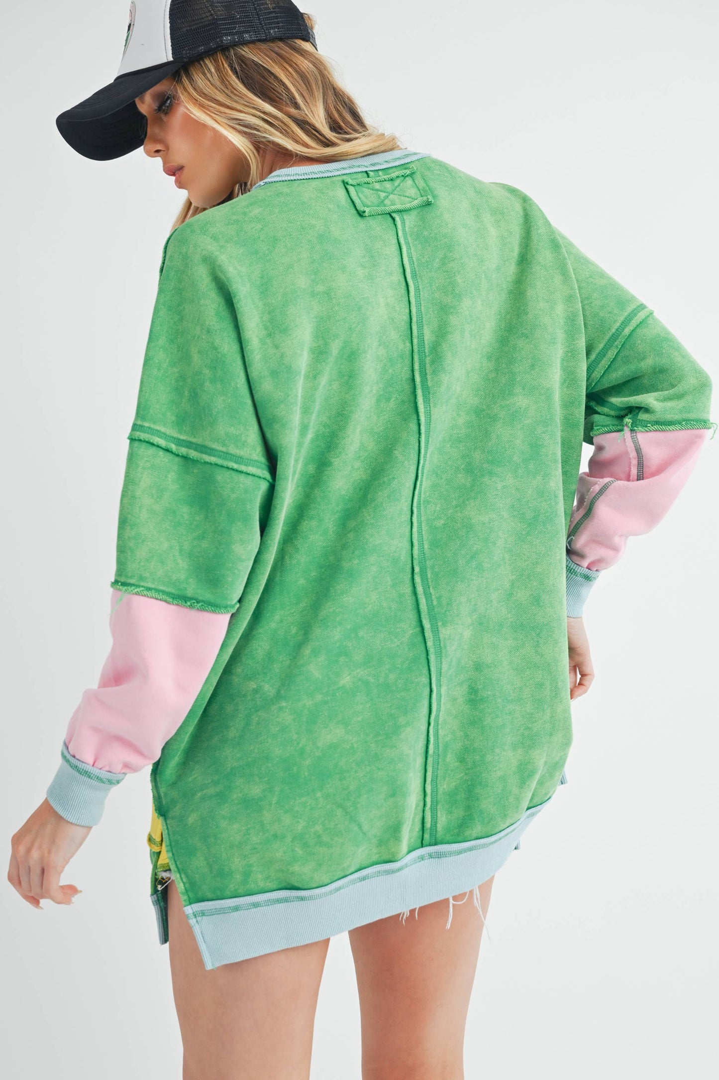 Rugby Color Block Sweatshirt