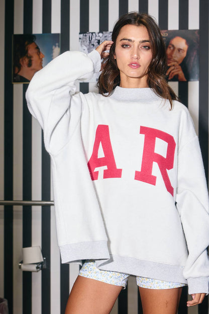ARKANSAS & AR Reverse Sweatshirt Gray