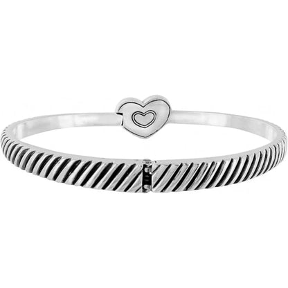 Celestia Heart Hinged Bracelet