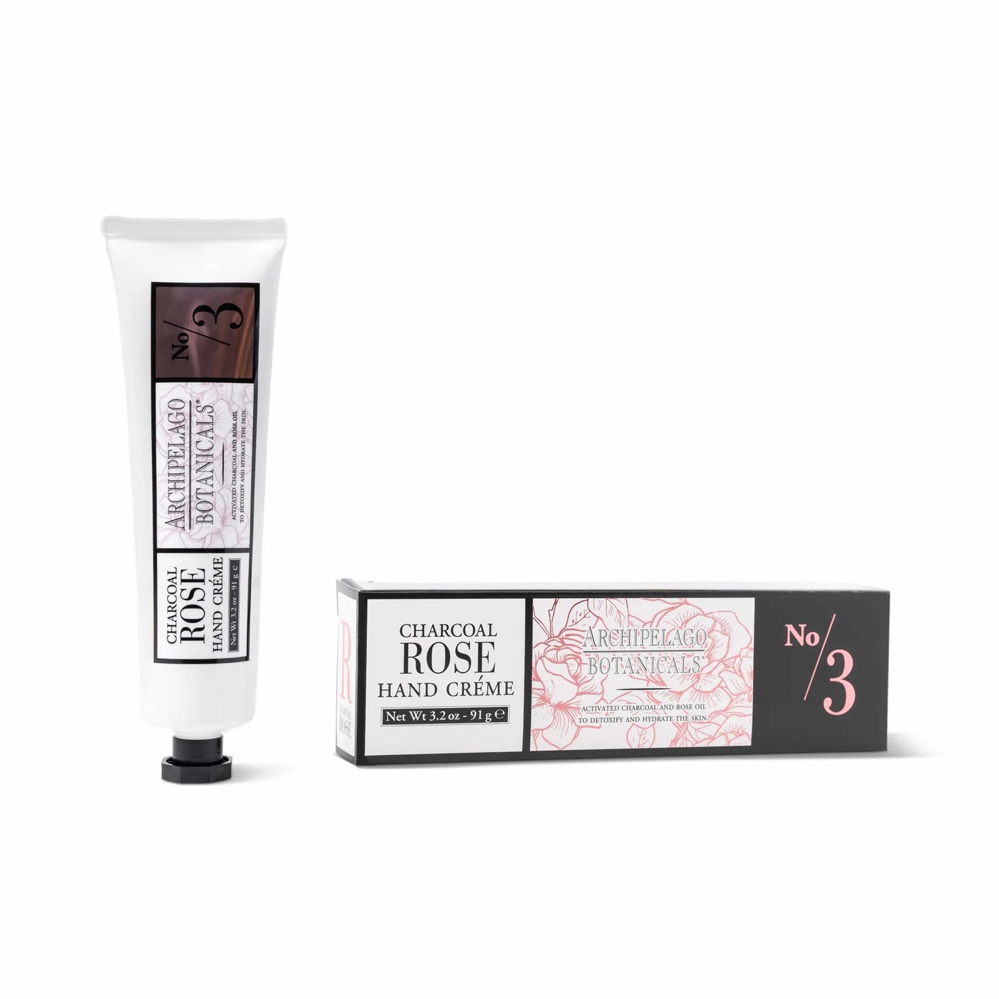 Archipelago Charcoal Rose Hand Cream