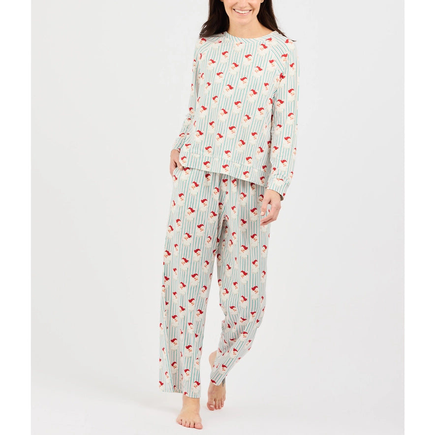 Mary Square Annie Pajamas Santa Stripes