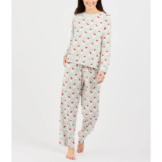 Mary Square Annie Pajamas Santa Stripes