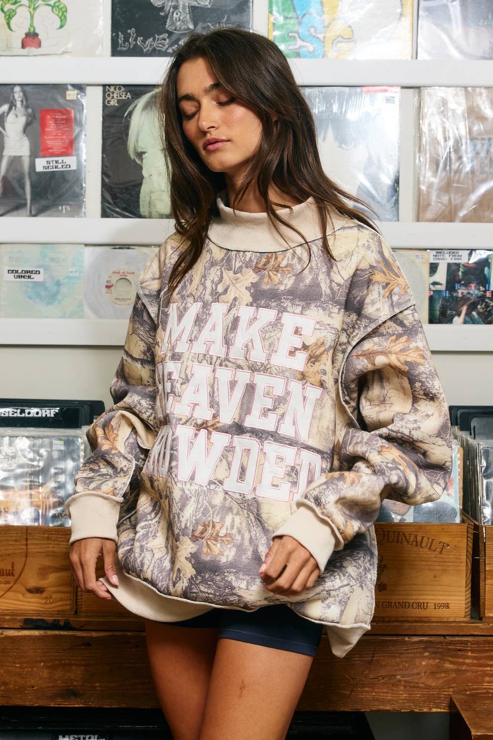 Camo Make Heaven Crowded Sweatshirt