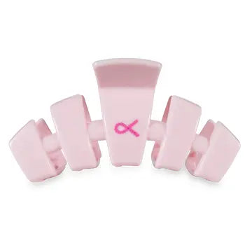 Teleties Classic Pink Ribbon Power Large Hair Clips