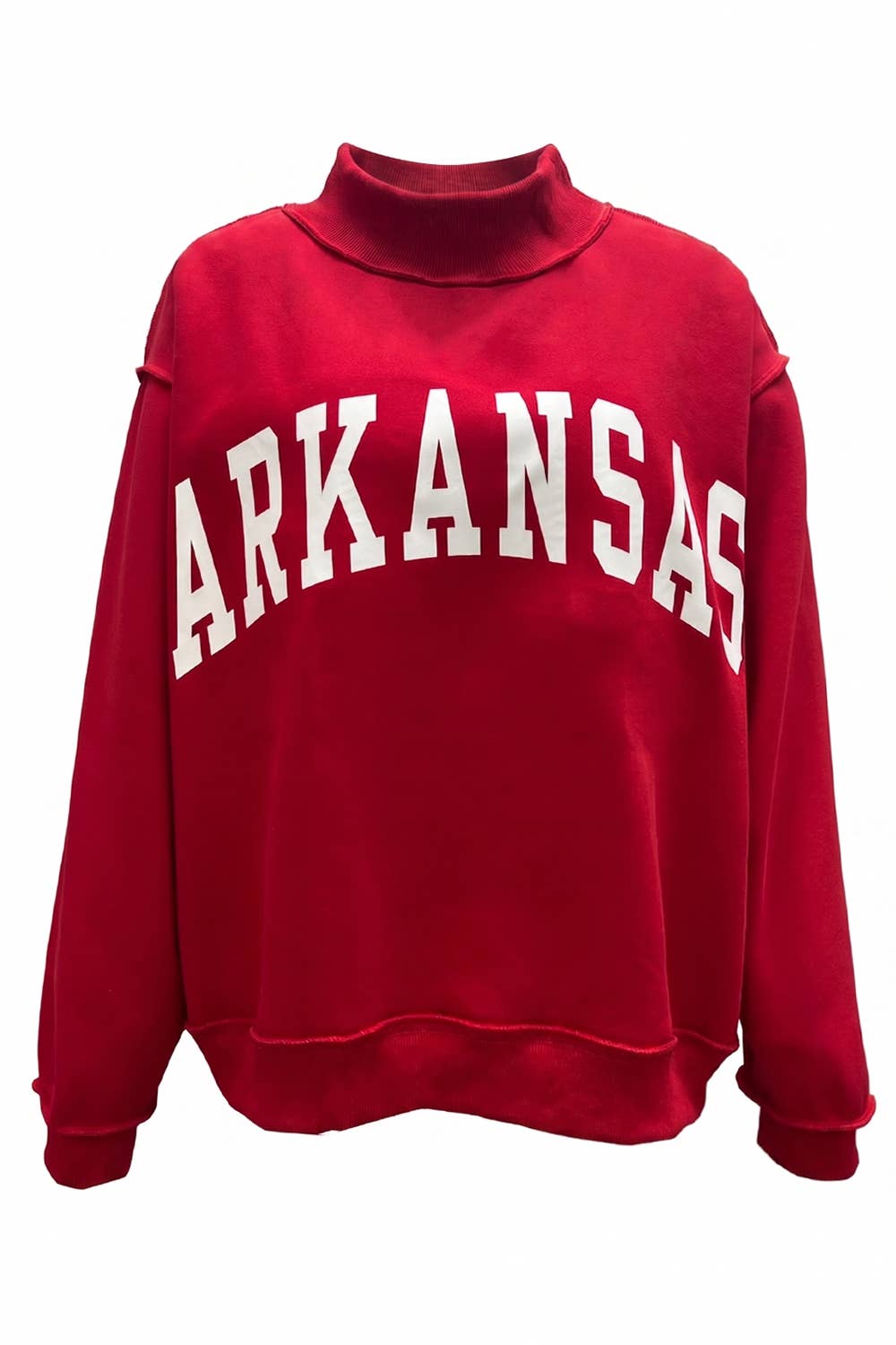 ARKANSAS & AR Mock Neck Reversible Sweatshirt