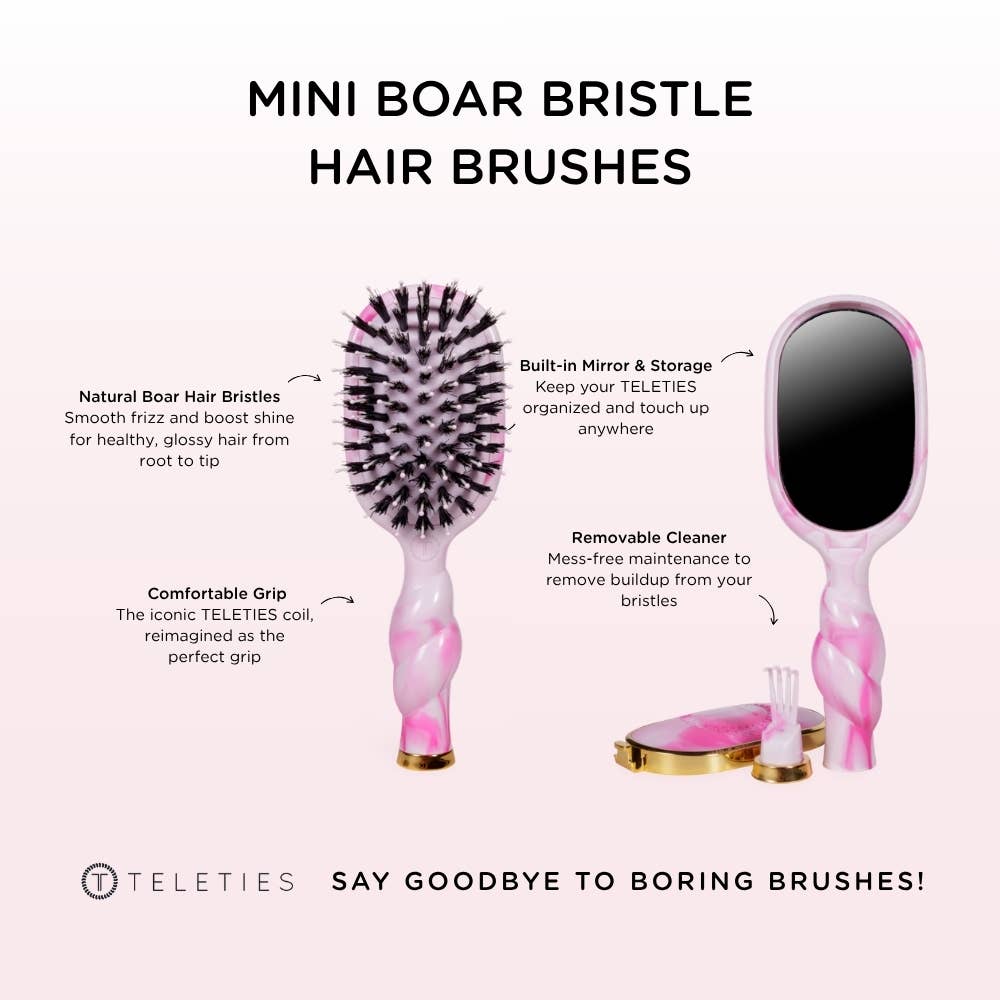 Teleties Mini Boar Brush | Pinch Me!