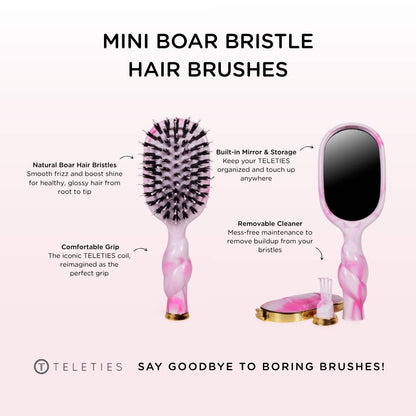 Teleties Mini Boar Brush | Pinch Me!