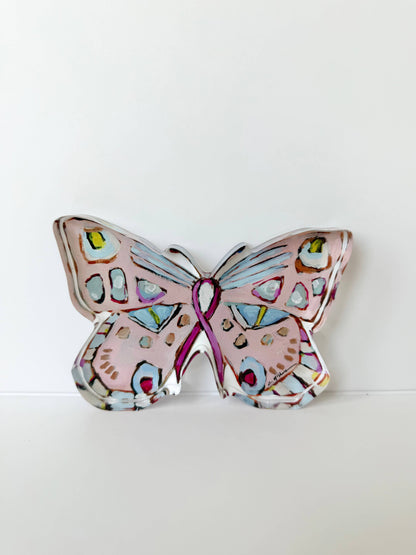 Butterfly of Hope  Mini Shelfie Pink