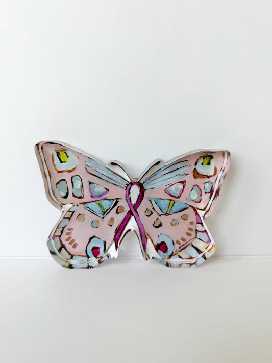 Butterfly of Hope  Mini Shelfie Pink
