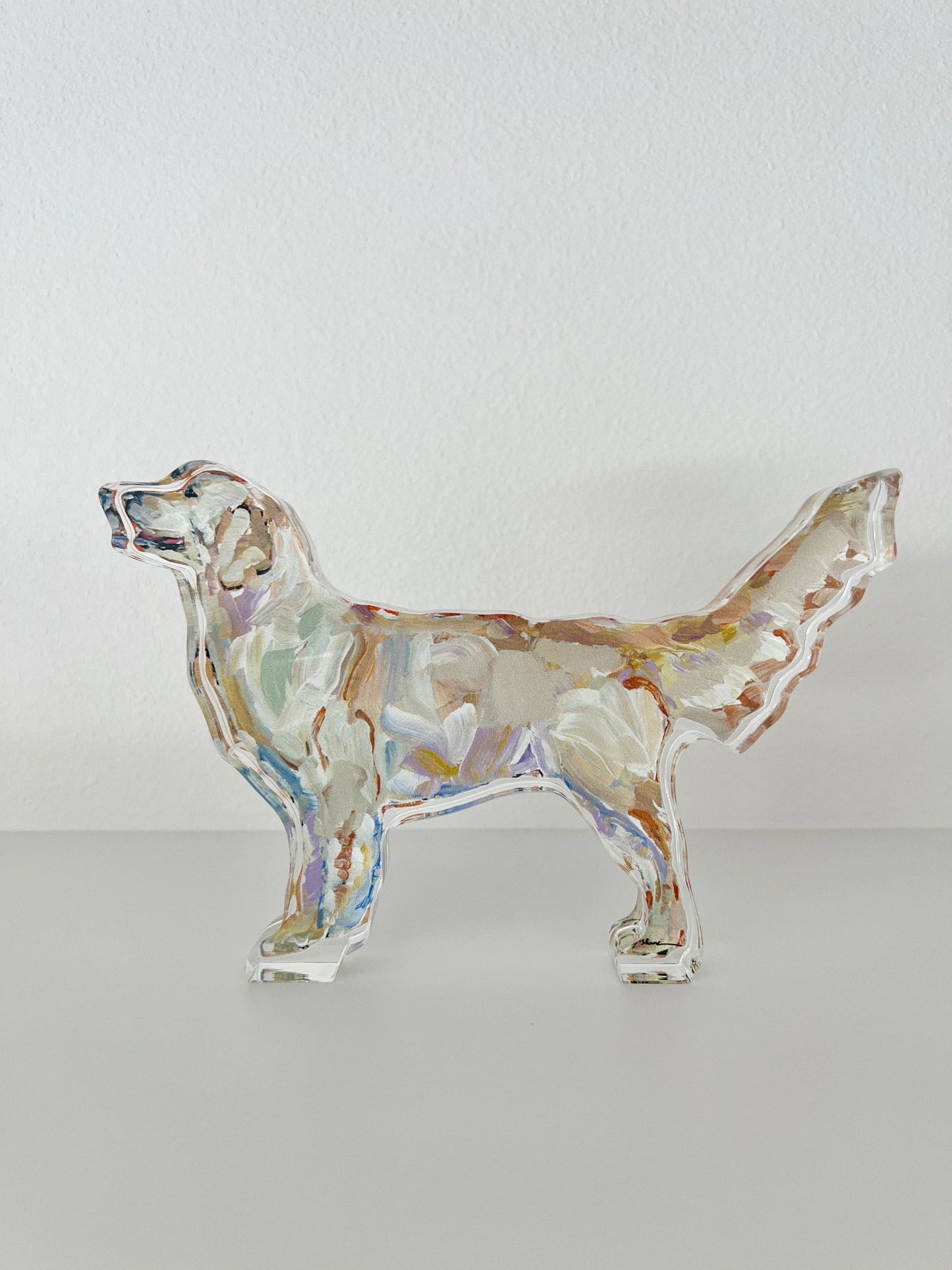 Golden Retriever Light Acrylic Small
