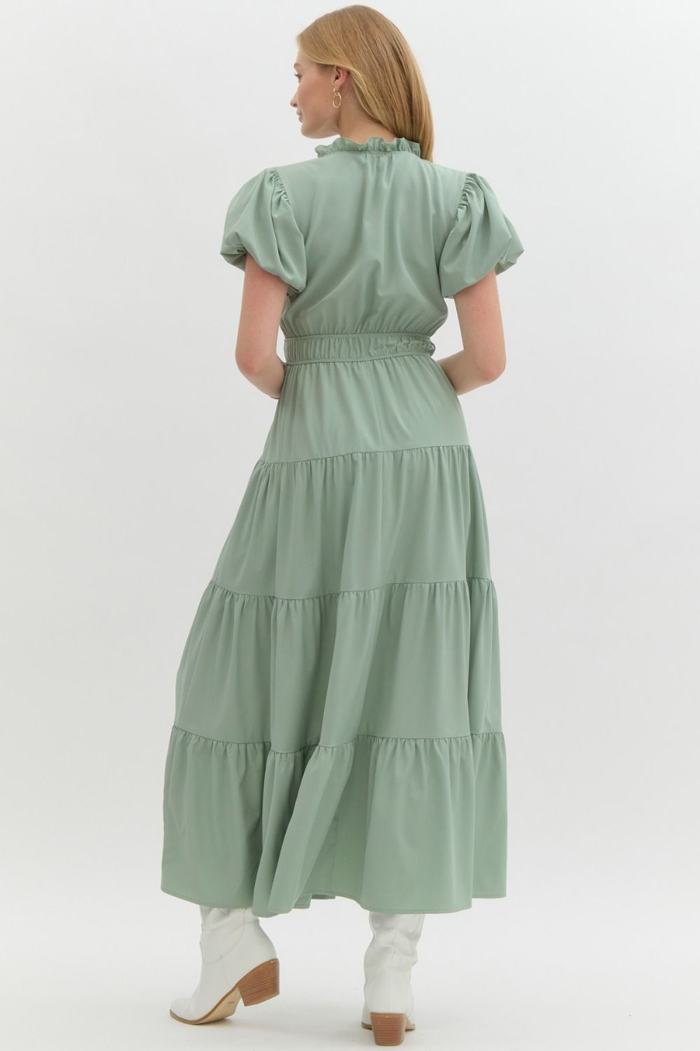 Darling Sage Maxi Dress