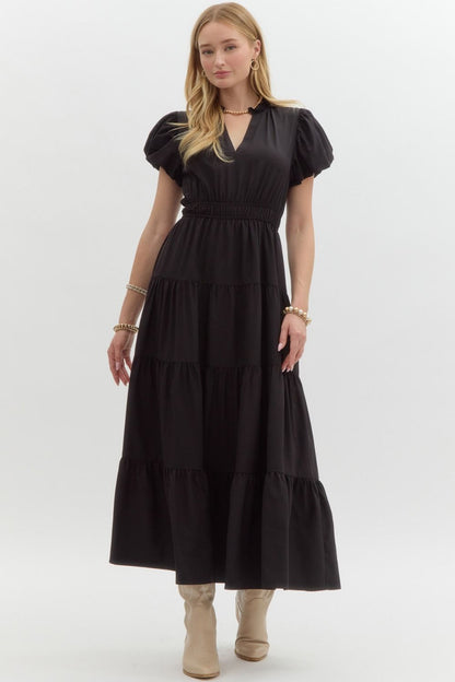 Darling Black Maxi Dress