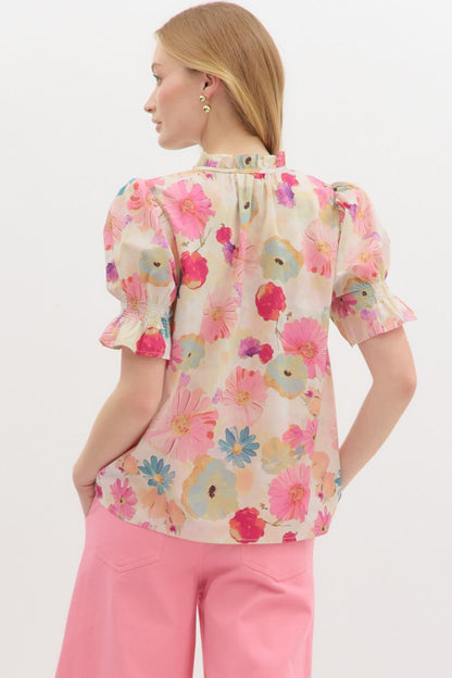 Camellia Floral Blouse