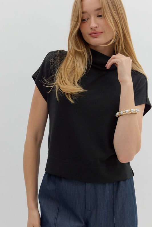 Entro Black Light Weight Sweater