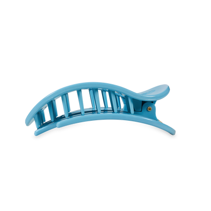 Flat Round Hair Clip | Medium | Summer Sky