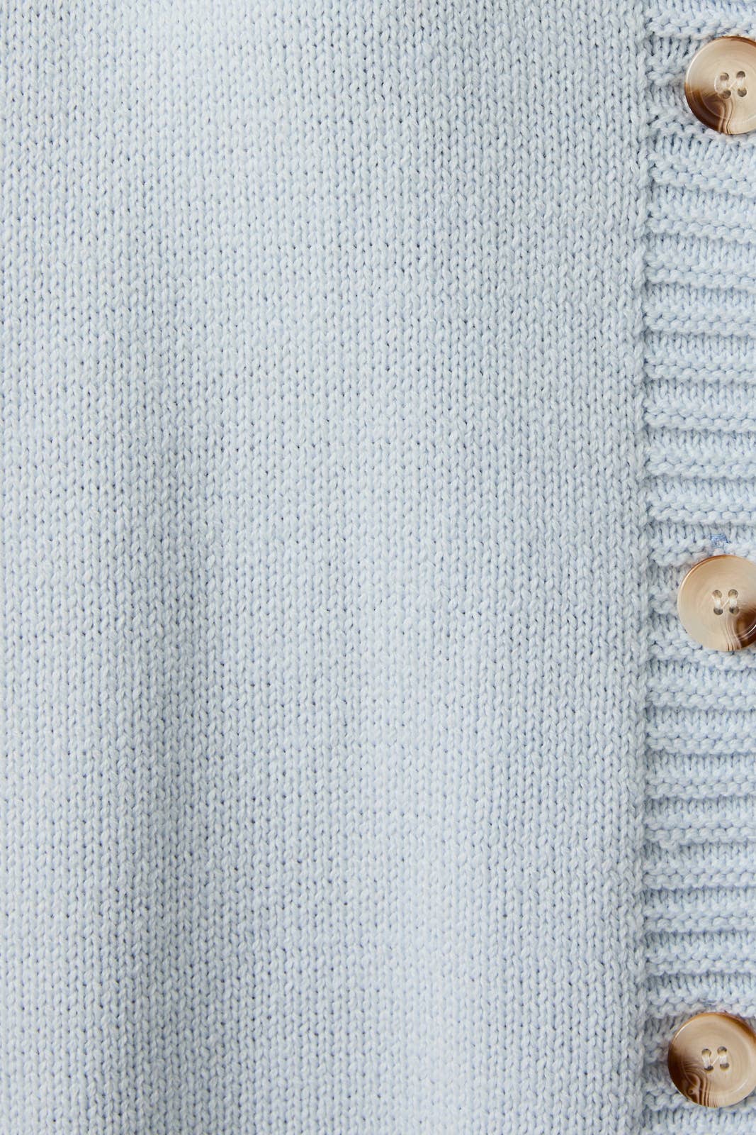 Le-Lis SHORT SLEEVE CARDIGAN: LT BLUE