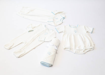 Blue Cross (Easter/Baptism/Christian) Infant Gown: NB