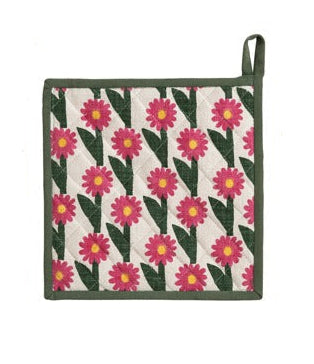 Cotton Slub Printed Pot Holders