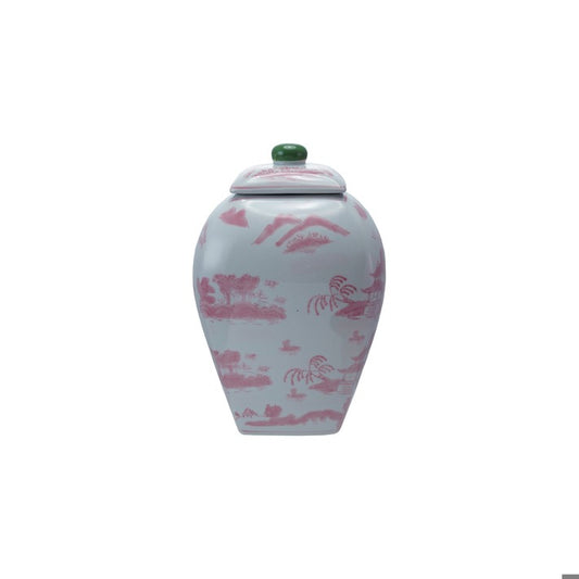 Pink Ginger Jar