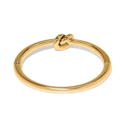 Interlok Single Knot Gold Hinge Bracelet