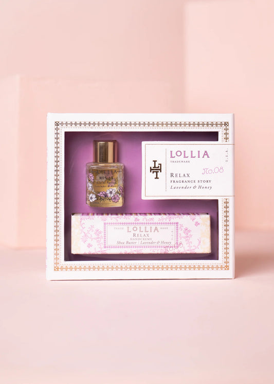 Lollia Relax fragrance Story Gift Set