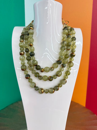 HD Triple Strand Necklace