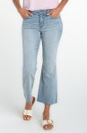 Liverpool Hannah Crop Flare Light Denim Jean