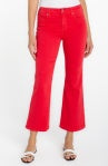 Liverpool Hannah Cropped Flare Red