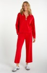 Liverpool Half Zip Pullover Red